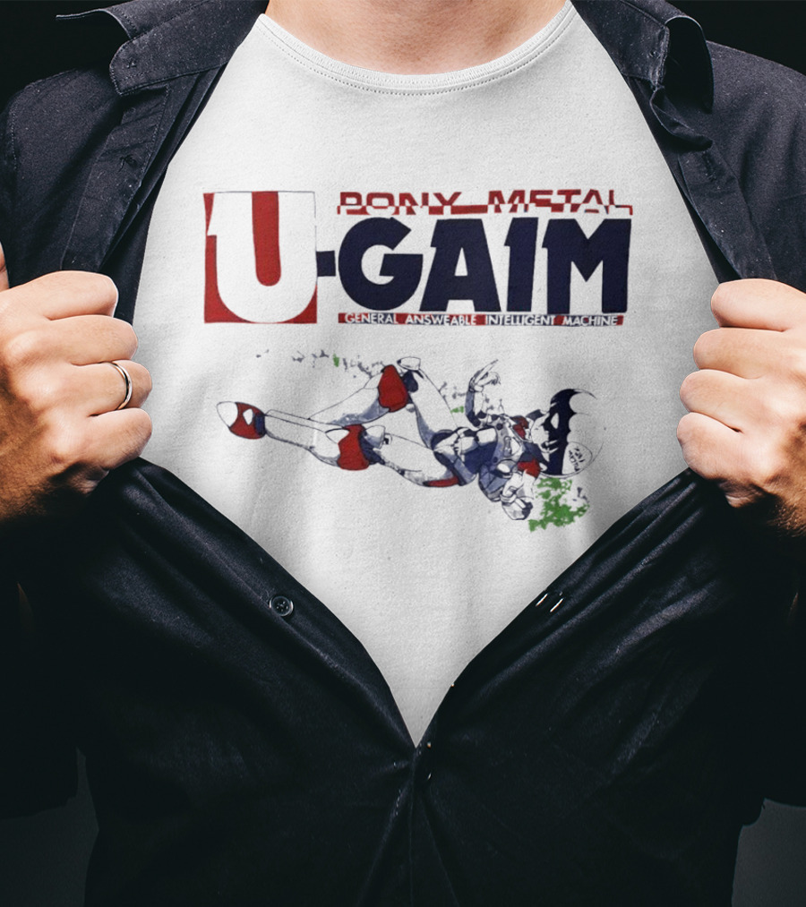 Pony Metal U-Gaim Robot Anime T-Shirt