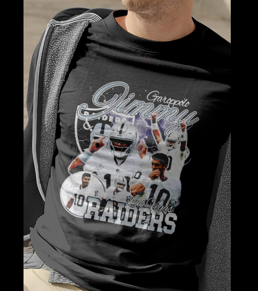 Jimmy Garoppolo Raiders Las Vegas Vintage Football Quarterback T-Shirt