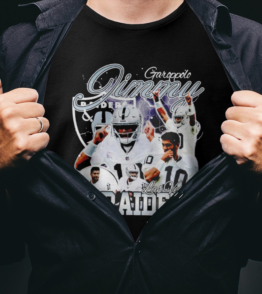 Jimmy Garoppolo Raiders Las Vegas Vintage Football Quarterback T-Shirt