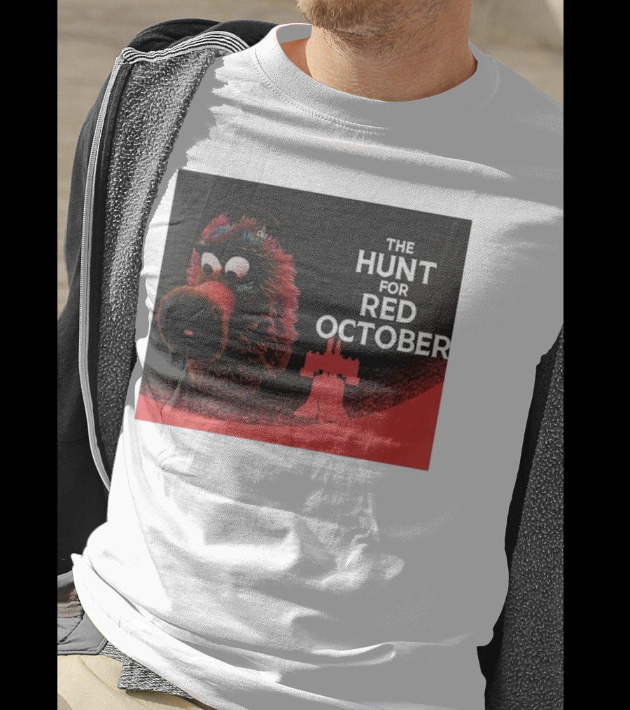Philadelphia Phillies The Hunt For Red October Phillie Phanatic Fusion T-Shirt