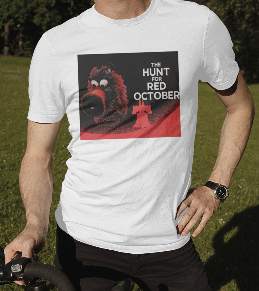 Philadelphia Phillies The Hunt For Red October Phillie Phanatic Fusion T-Shirt