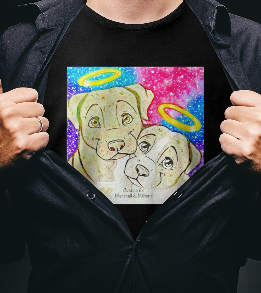 Justice For Marshall And Millions Halo Dogs T-Shirt