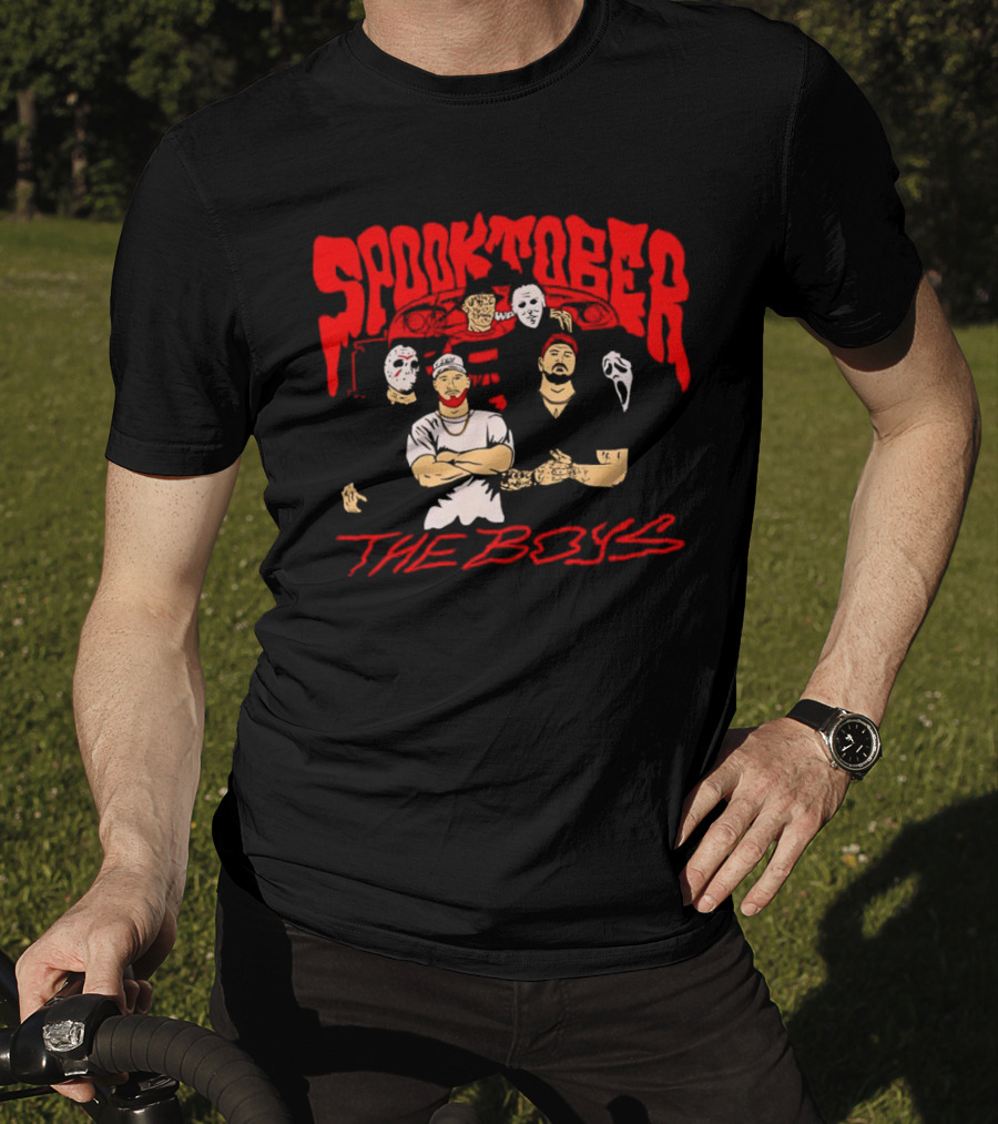 Spooktober The Boys Horror Characters Halloween T-Shirt