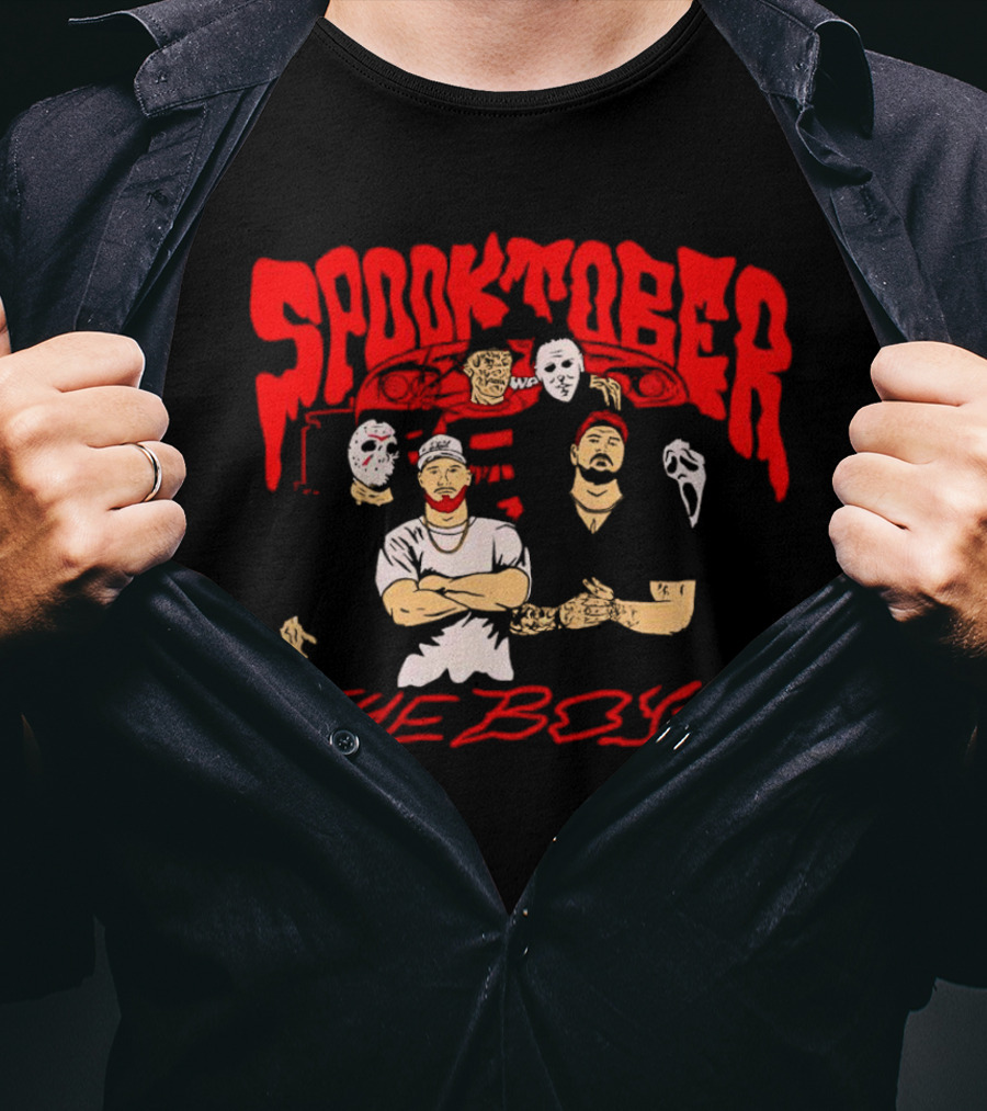 Spooktober The Boys Horror Characters Halloween T-Shirt