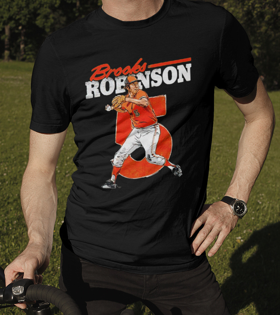 Brooks Robinson 5 Baltimore Orioles Baseball Legend T-Shirt