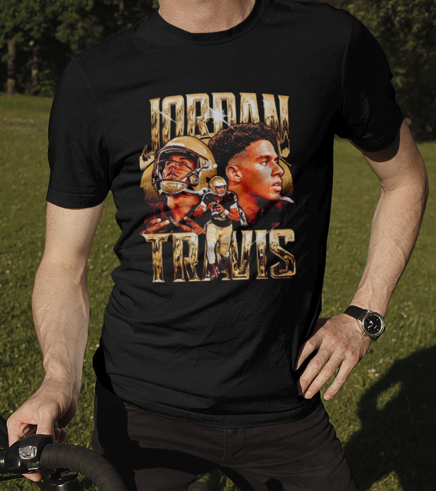 Jordan Travis Vintage College Football Player T-Shirt