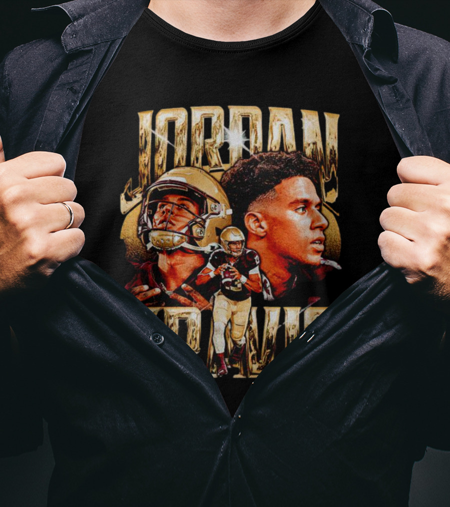 Jordan Travis Vintage College Football Player T-Shirt