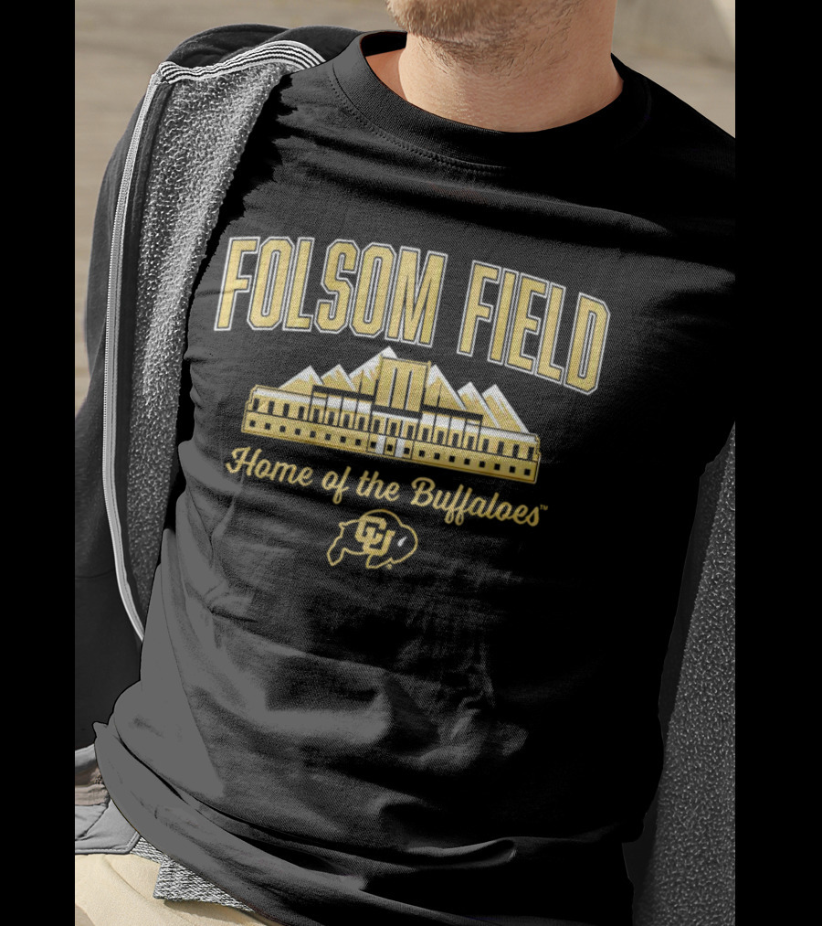 Folsom Field Colorado Buffaloes Football Home Of The Buffaloes CU T-Shirt