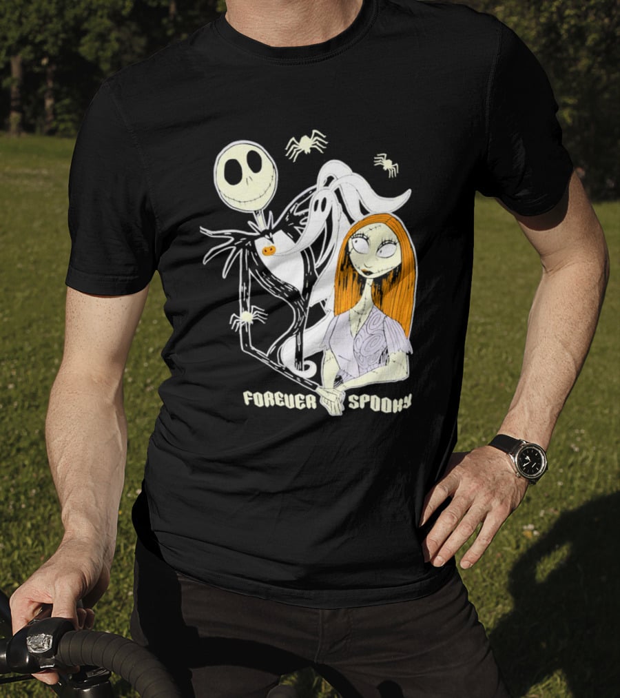 Jack Skellington Sally Zero Forever Spooky Halloween T-Shirt