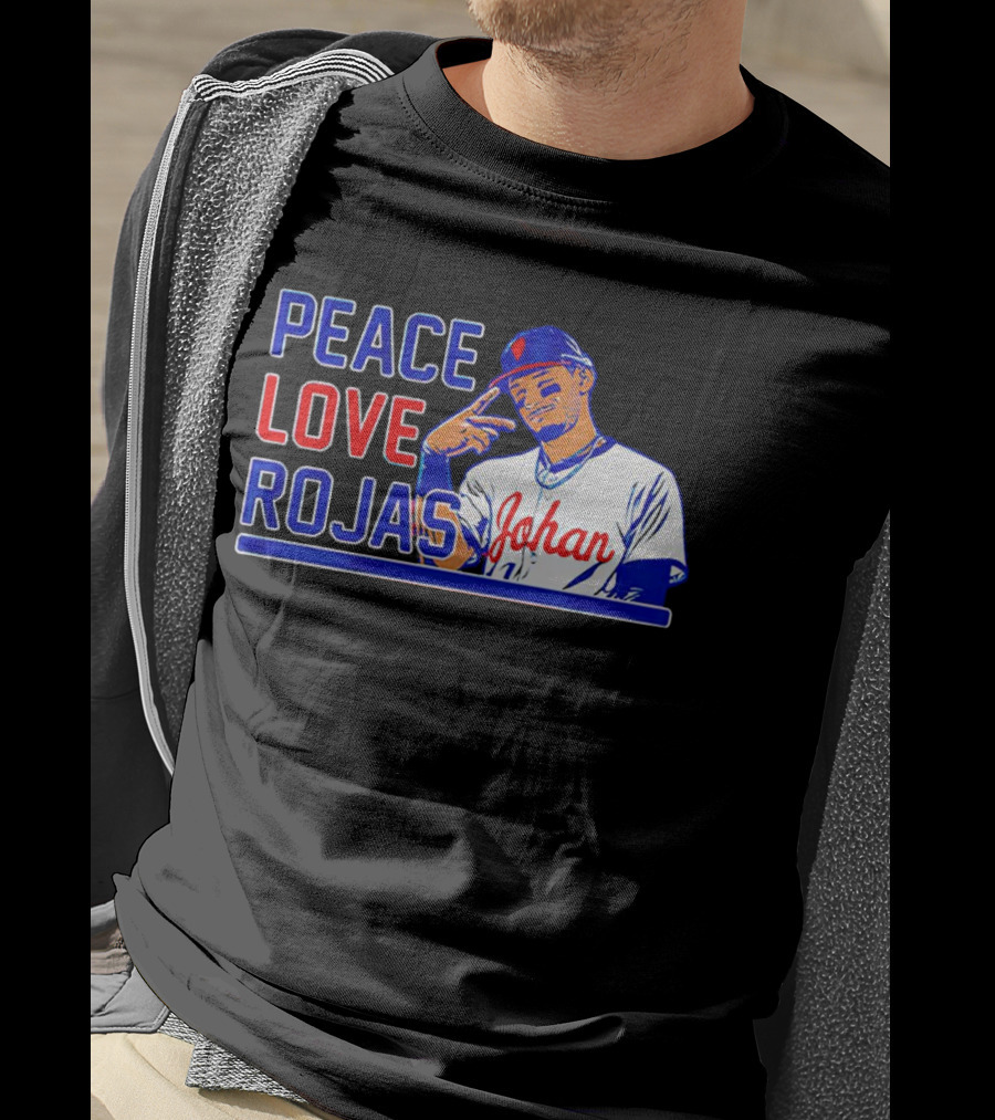 Peace Love Rojas Johan Philadelphia Phillies T-Shirt