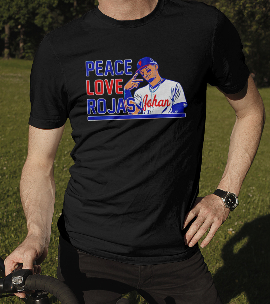 Peace Love Rojas Johan Philadelphia Phillies T-Shirt