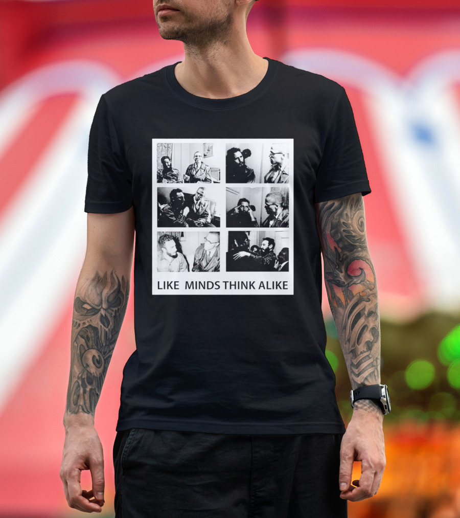 San Francisco 49ers Colin Kaepernick Fidel Castro Like Minds Think Alike T-Shirt