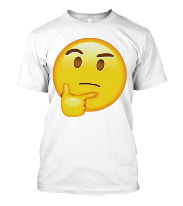 Moji Curious Thinking Face Emoji T-Shirt