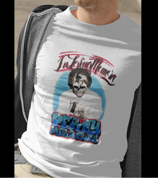 In Loving Memory Percy Miracles Blue And Pink Retro T-Shirt