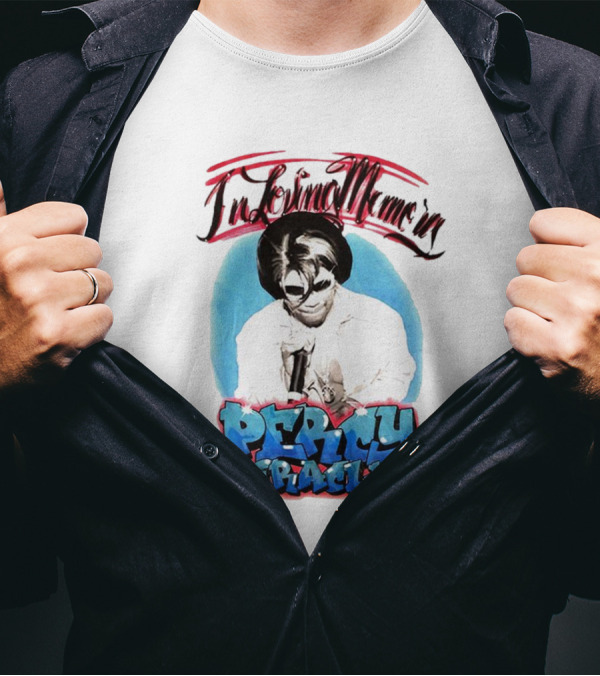 In Loving Memory Percy Miracles Blue And Pink Retro T-Shirt