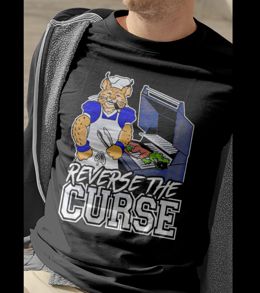 Reverse The Curse Kentucky Wildcats Florida Gators Barbecue Grill Rivalry T-Shirt