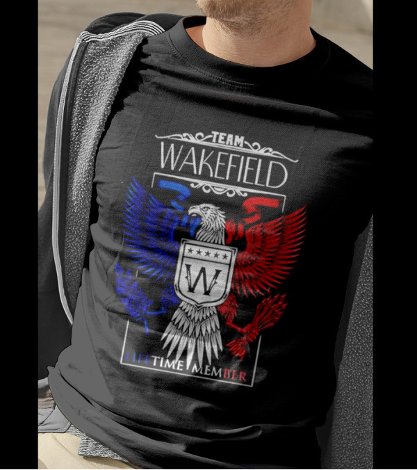 Team Wakefield Lifetime Member Eagle Crest T-Shirt
