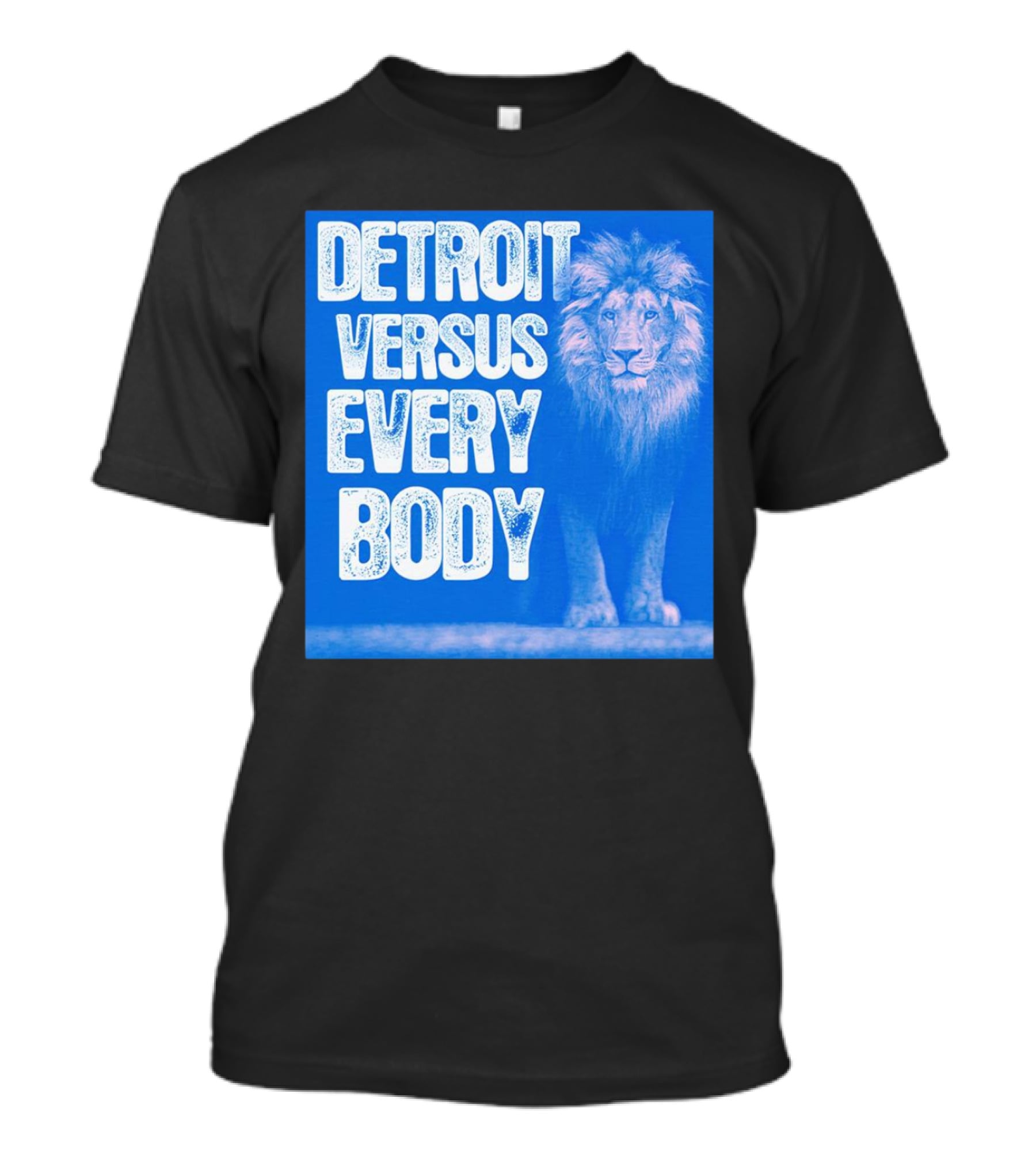 Detroit Lions Versus Everybody Lion T-Shirt