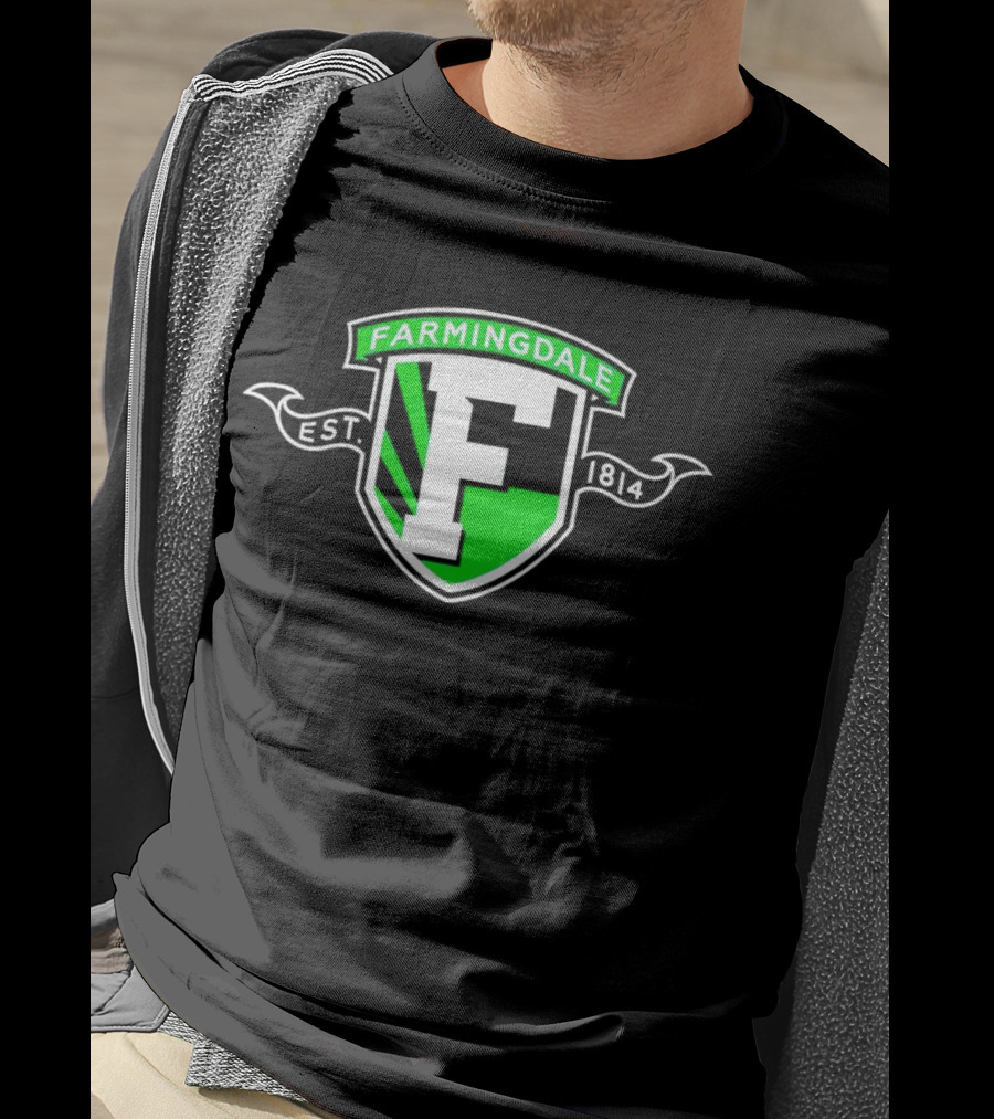Farmingdale F Crest Est 1814 T-Shirt