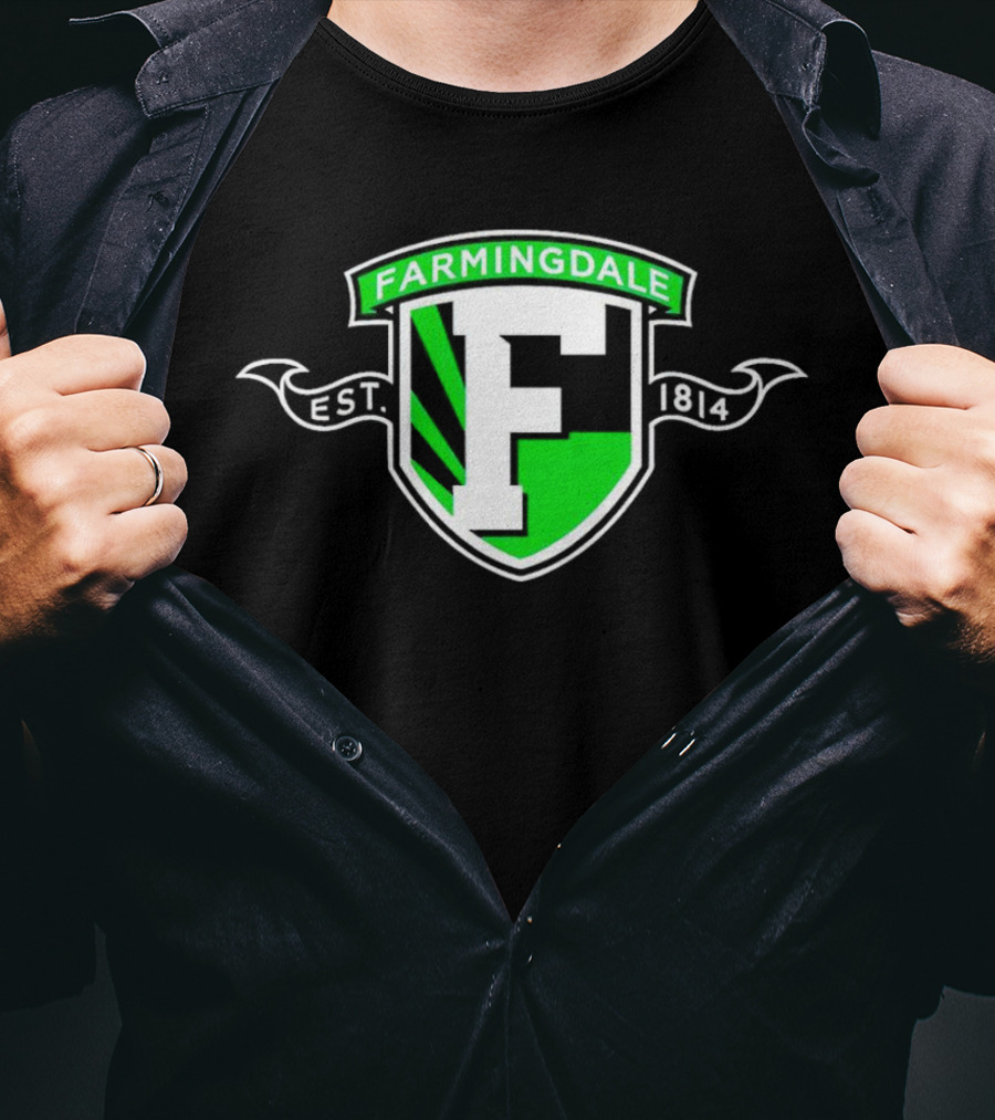 Farmingdale F Crest Est 1814 T-Shirt