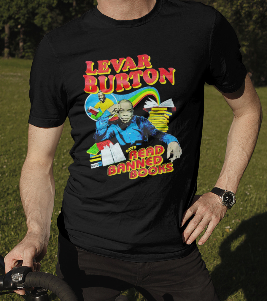 LeVar Burton Promotes Reading Banned Books With Iconic Advocacy T-Shirt
