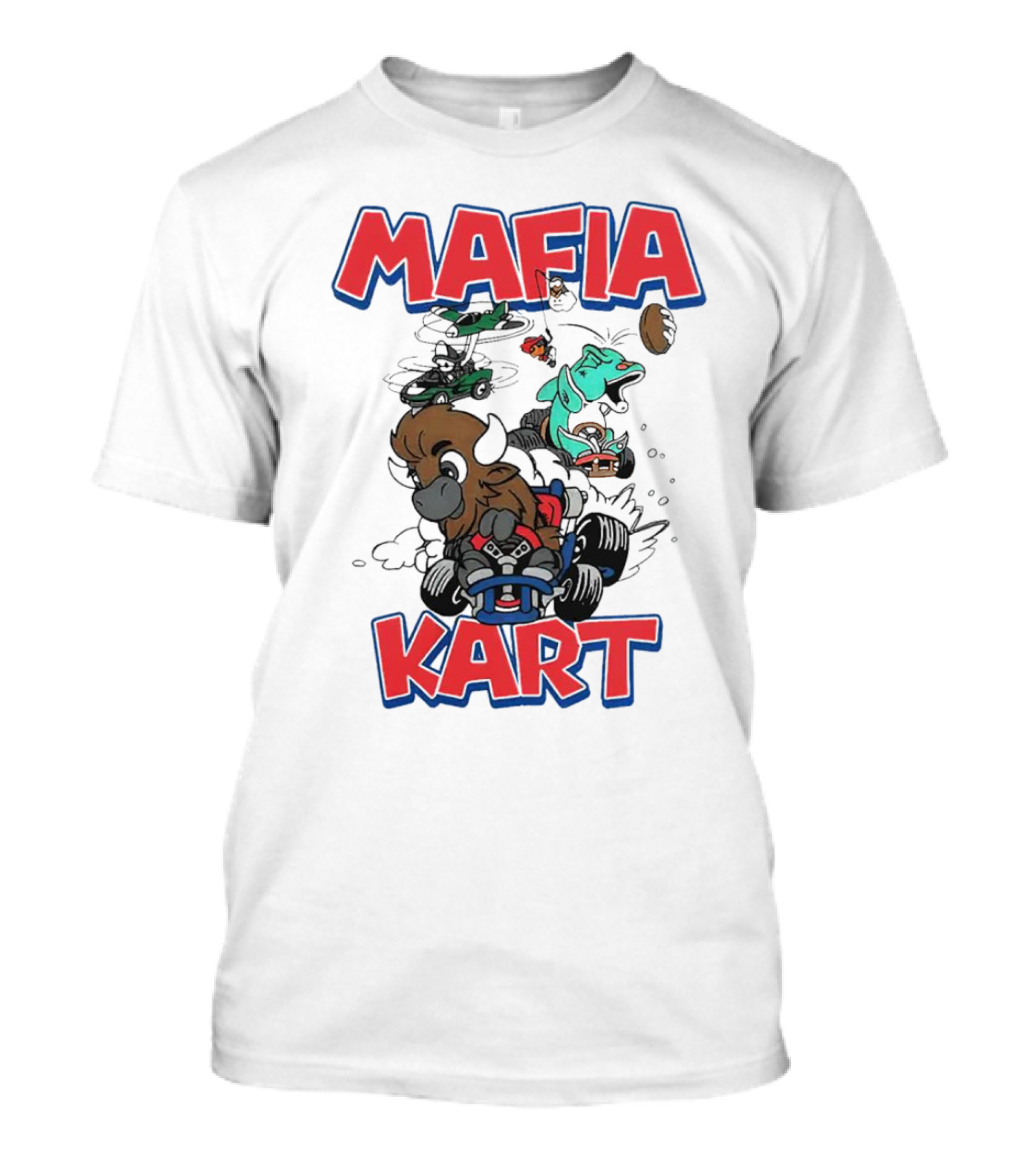 MAFIA KART Racing Animals In Action T-Shirt