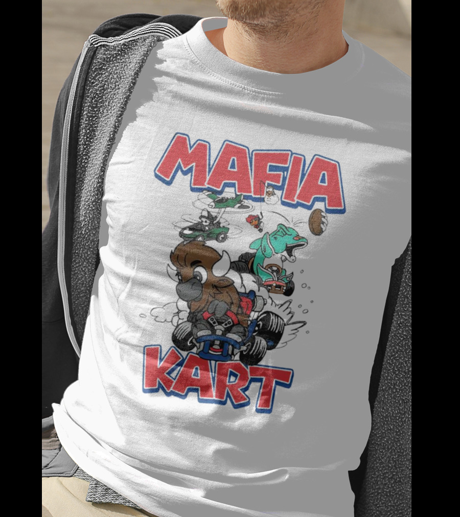 MAFIA KART Racing Animals In Action T-Shirt