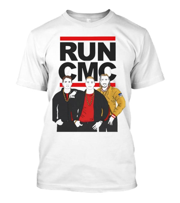 RUN CMC Remake Retro Hip-Hop Style Trio T-Shirt