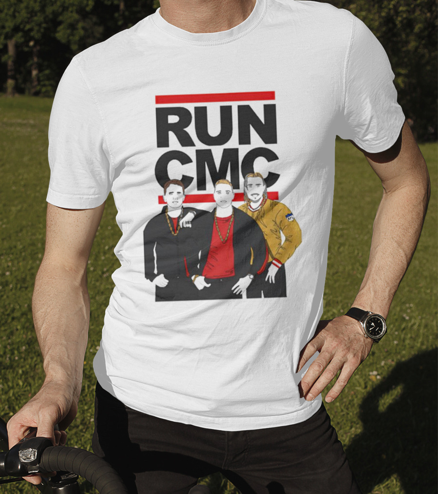 RUN CMC Remake Retro Hip-Hop Style Trio T-Shirt