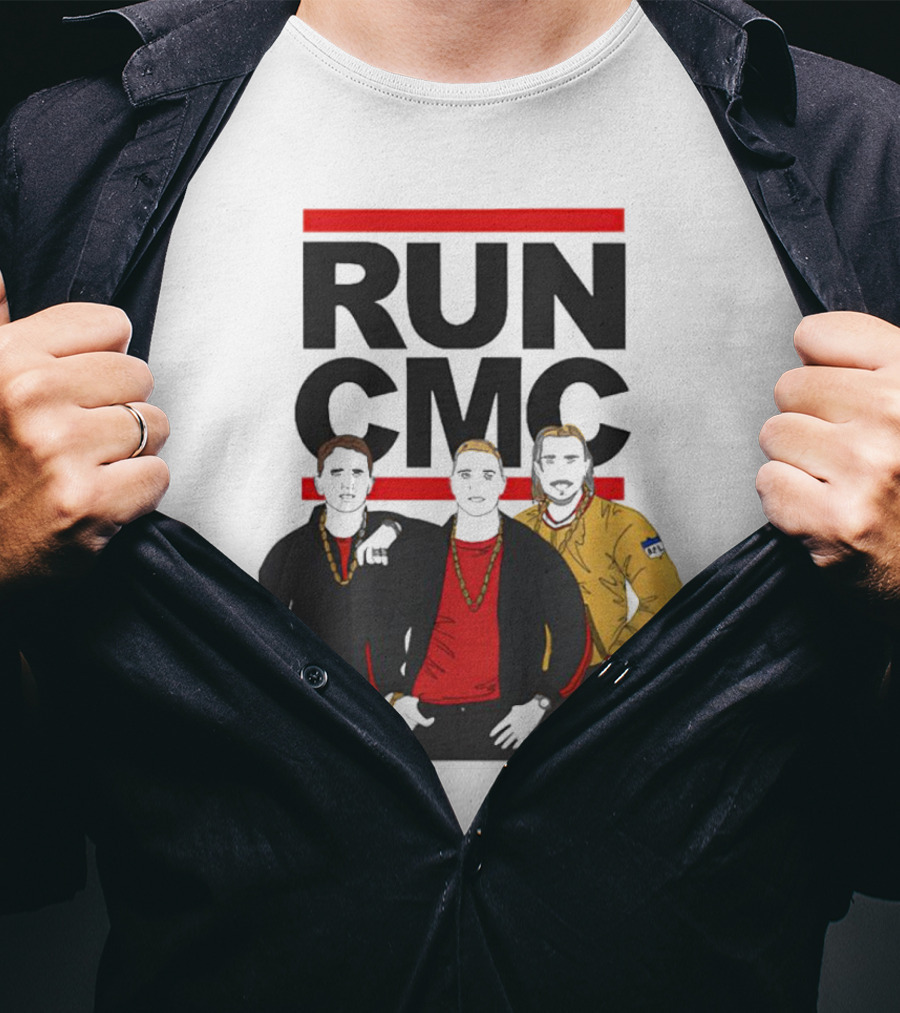 RUN CMC Remake Retro Hip-Hop Style Trio T-Shirt