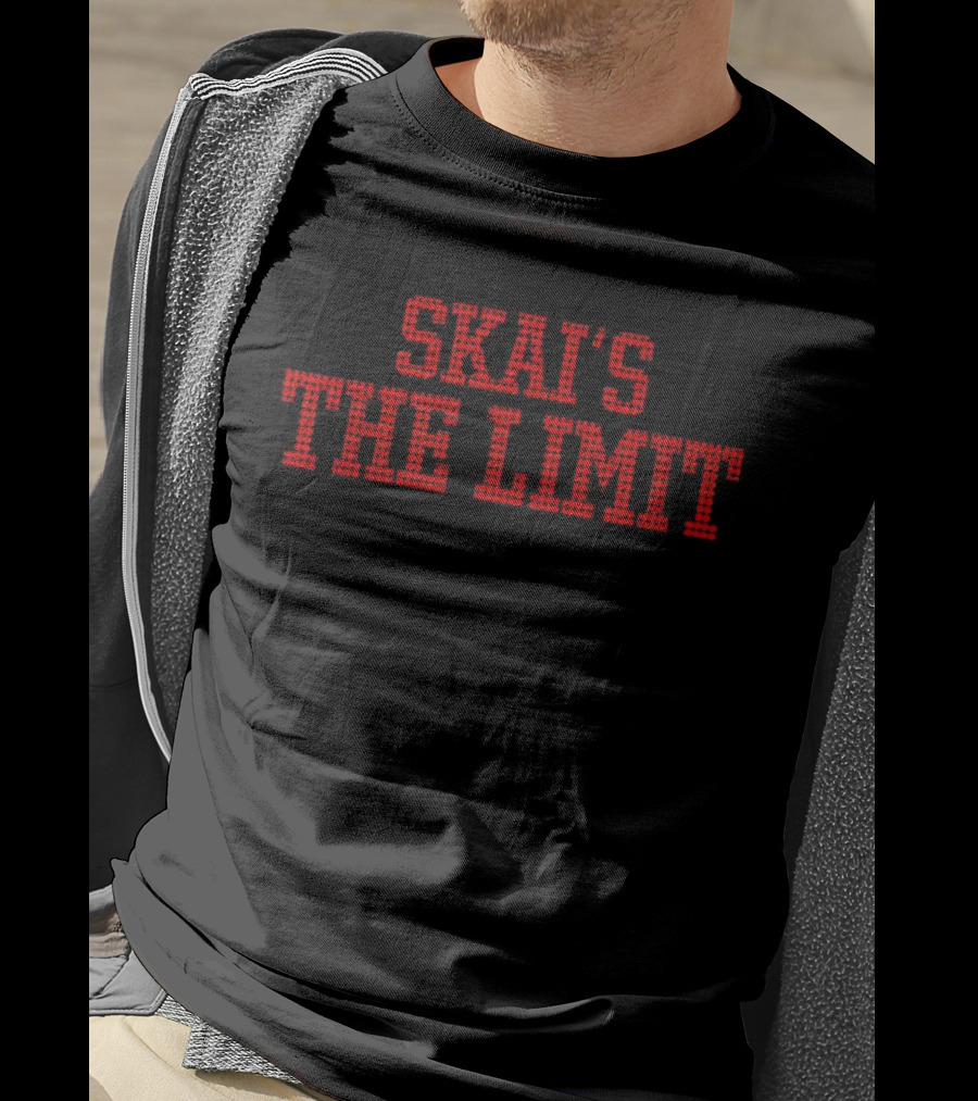 Skai's The Limit Red Lettering T-Shirt