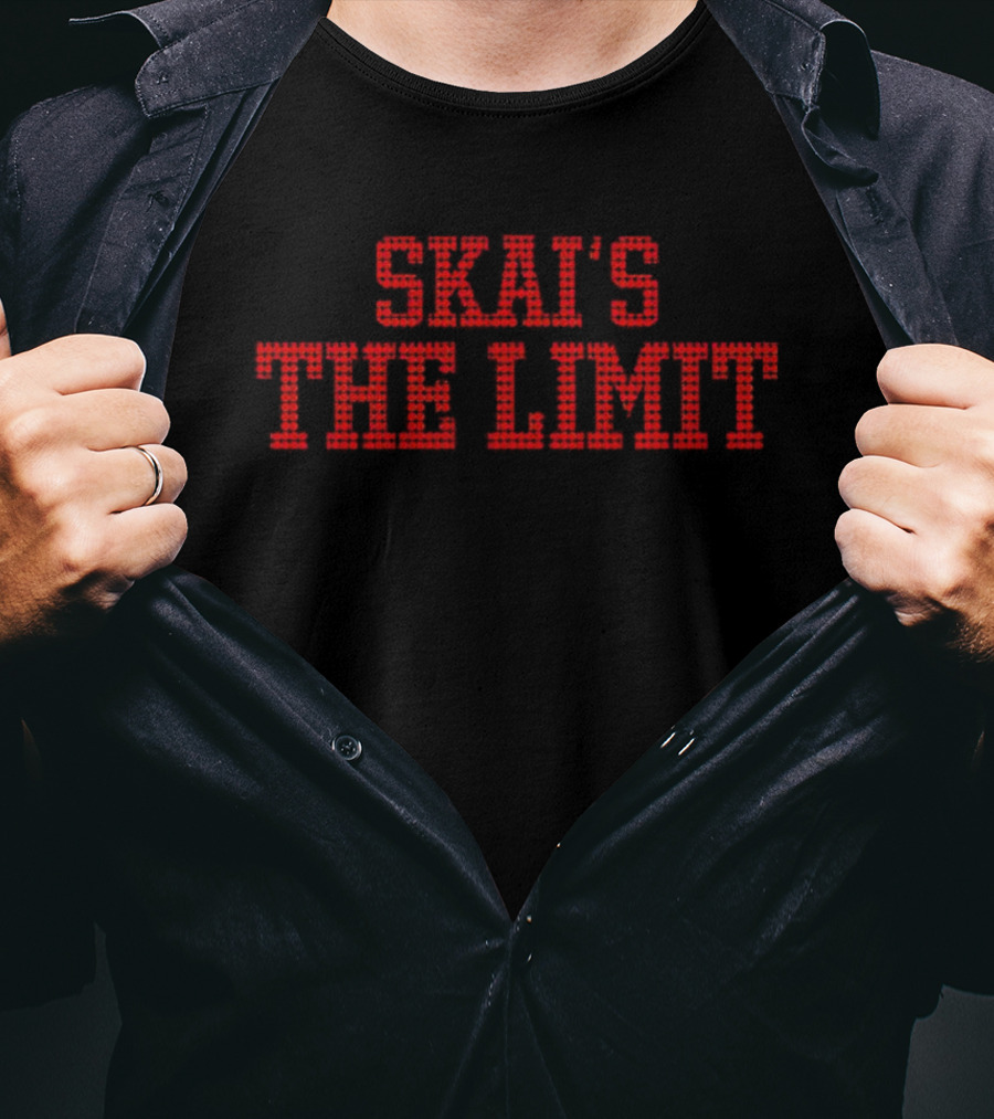 Skai's The Limit Red Lettering T-Shirt
