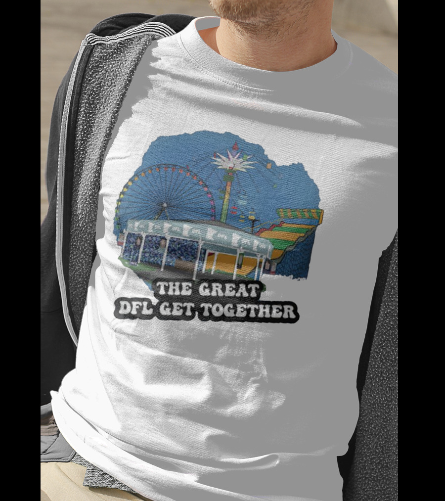 The Great DFL Get Together Ferris Wheel Carnival Scene T-Shirt