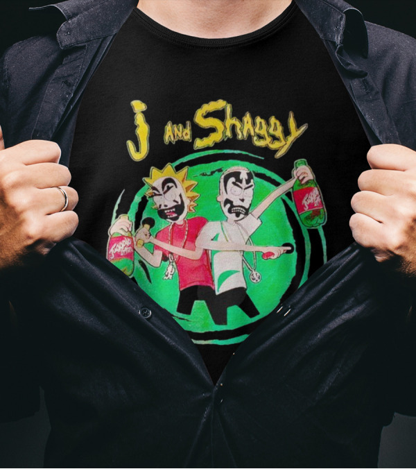 J And Shaggy Insane Clown Posse Rick And Morty Crossover Image T-Shirt