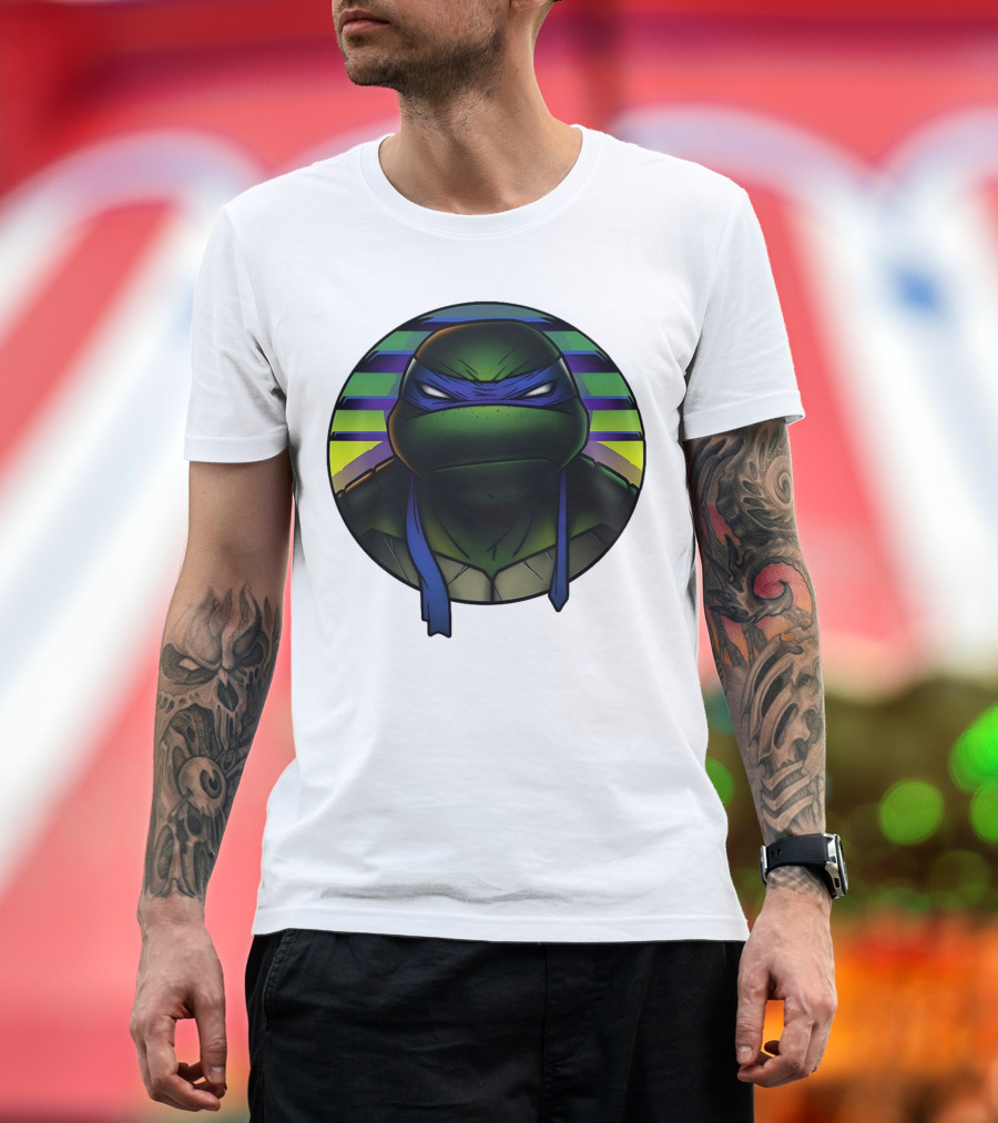 Leonardo Teenage Mutant Ninja Turtles Vintage Mutant Blue T-Shirt