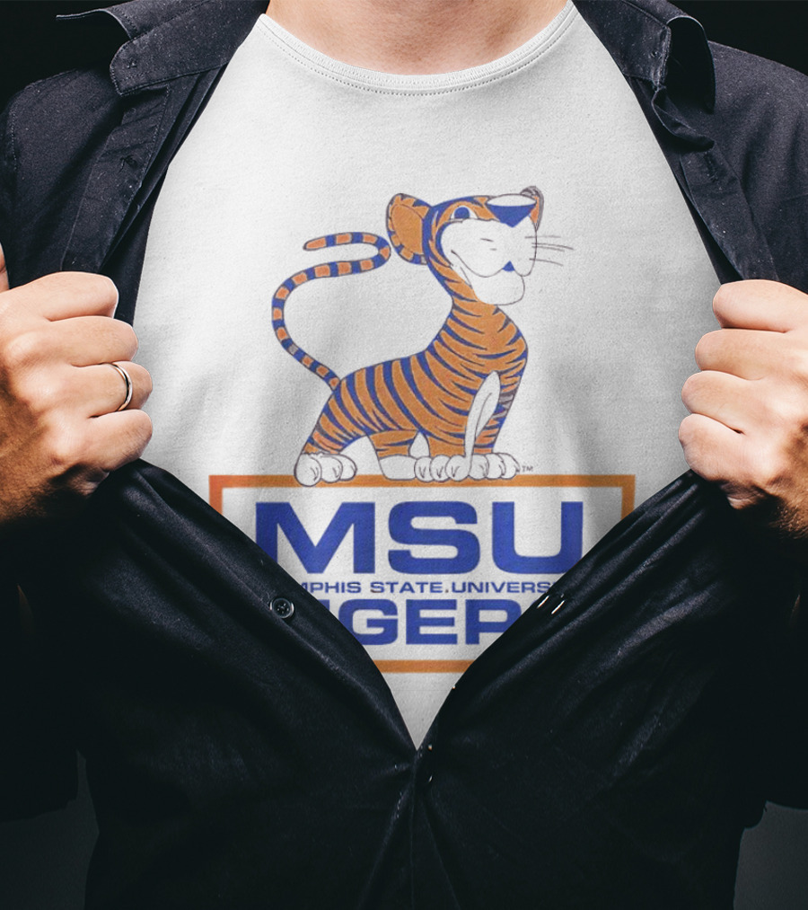 MSU Tigers Memphis State University Tiger T-Shirt