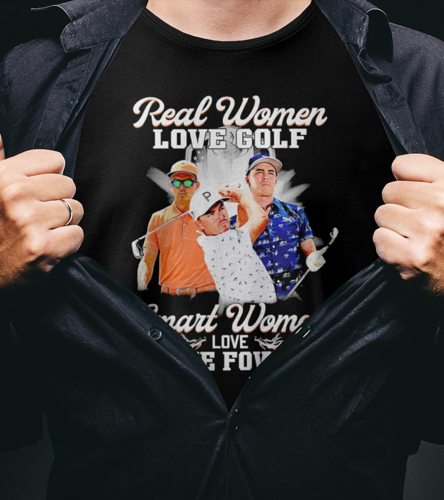 Real Women Love Golf Smart Women Love Rickie Fowler T-Shirt