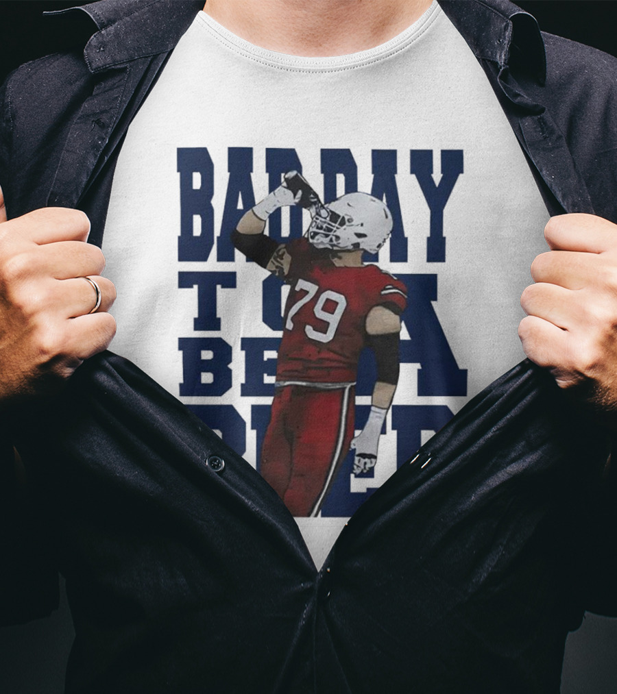 Spencer Brown Buffalo Bills 79 Bad Day To Be A Beer T-Shirt
