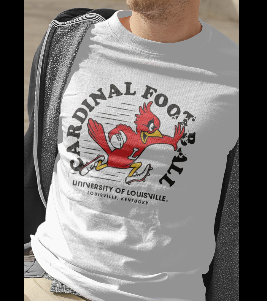 Louisville Cardinals Football University Of Louisville Mascot Louisville Kentucky T-Shirt