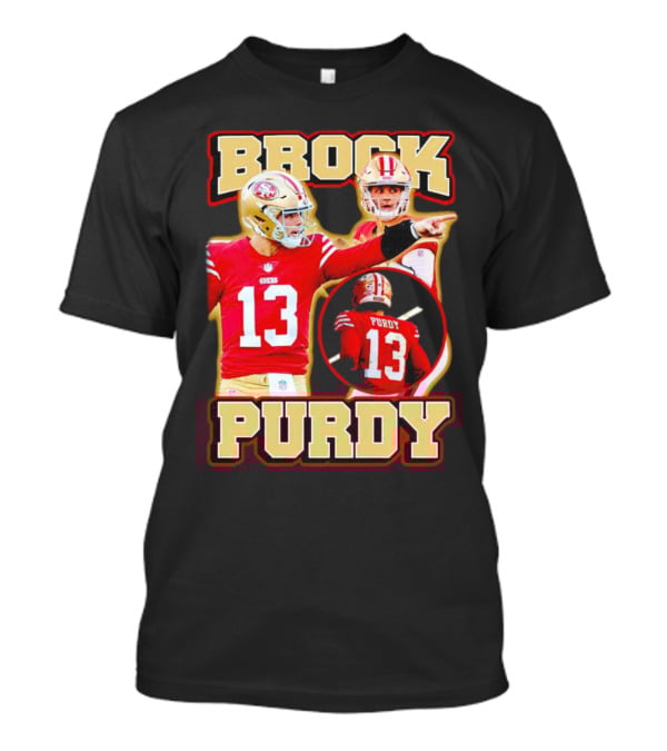 Brock Purdy San Francisco 49ers NFL Quarterback Football Number 13 T-Shirt