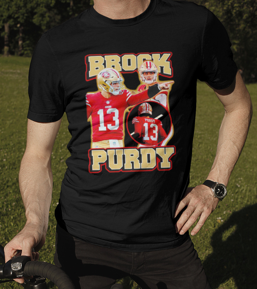 Brock Purdy San Francisco 49ers NFL Quarterback Football Number 13 T-Shirt