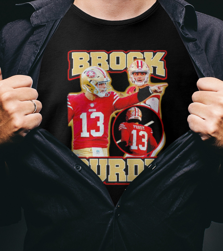 Brock Purdy San Francisco 49ers NFL Quarterback Football Number 13 T-Shirt