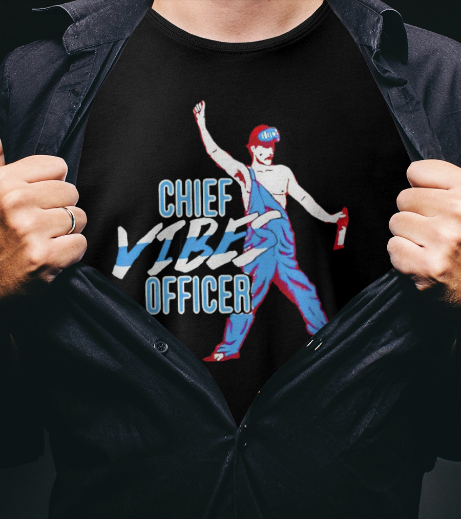 Chief Vibes Officer Garrett Stubbs Philadelphia Phillies Liberty Bell T-Shirt