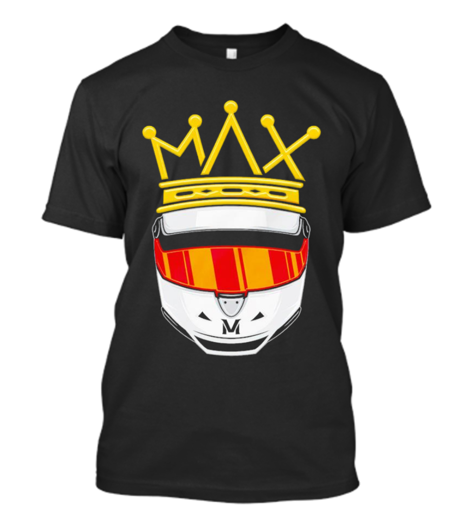 Max Helmet King Racing Congrats Iconic Crown Victory T-Shirt