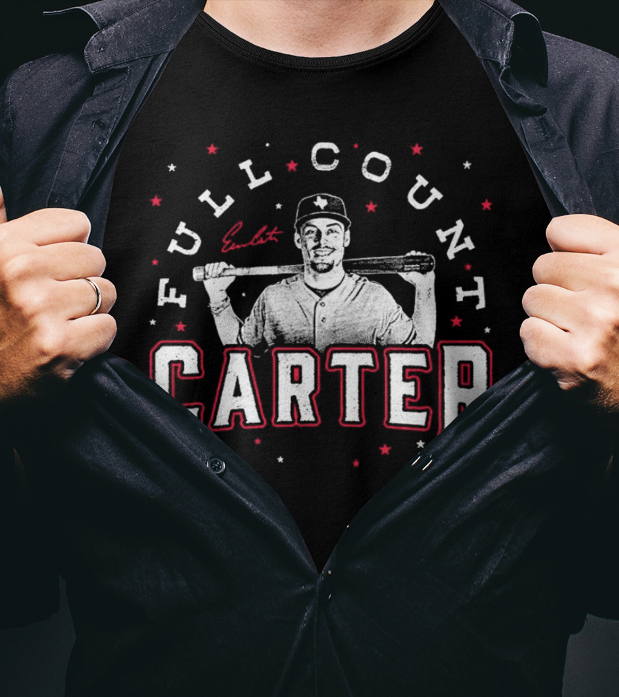 Full Count Evan Carter Texas Rangers Baseball T-Shirt