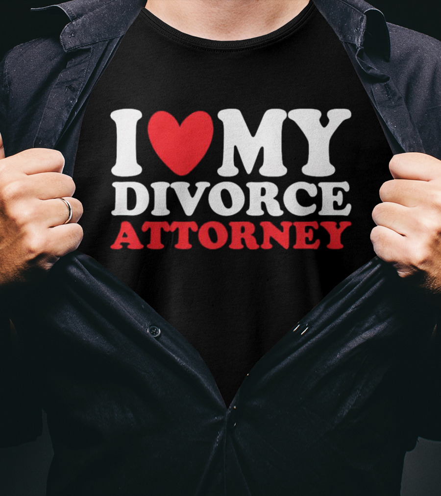 I Heart My Divorce Attorney T-Shirt