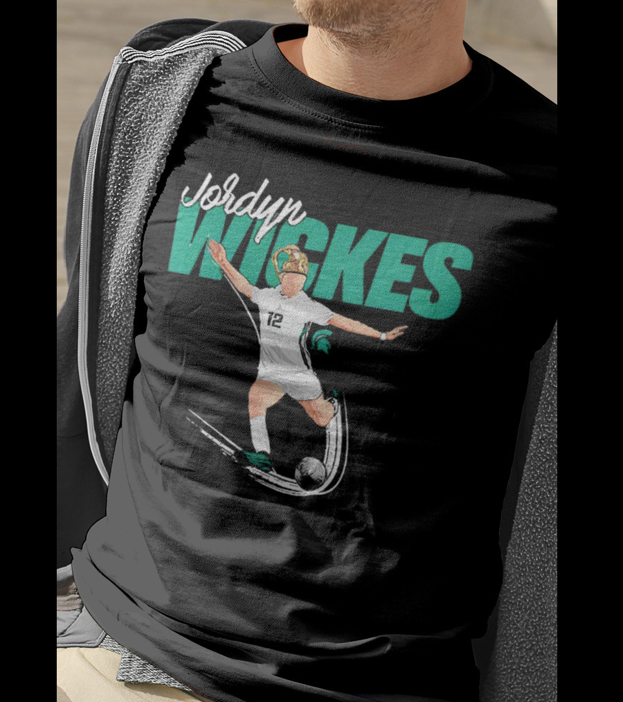 Jordyn Wickes Michigan State NCAA Women’s Soccer Caricature T-Shirt