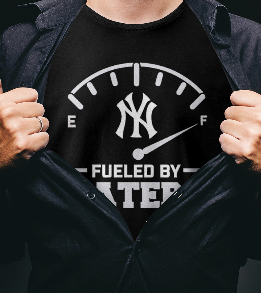 New York Yankees Fueled By Haters Fuel Gauge T-Shirt