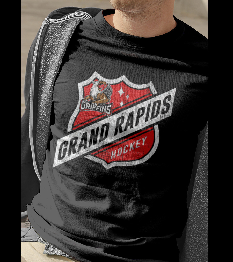Grand Rapids Griffins Hockey Shield T-Shirt