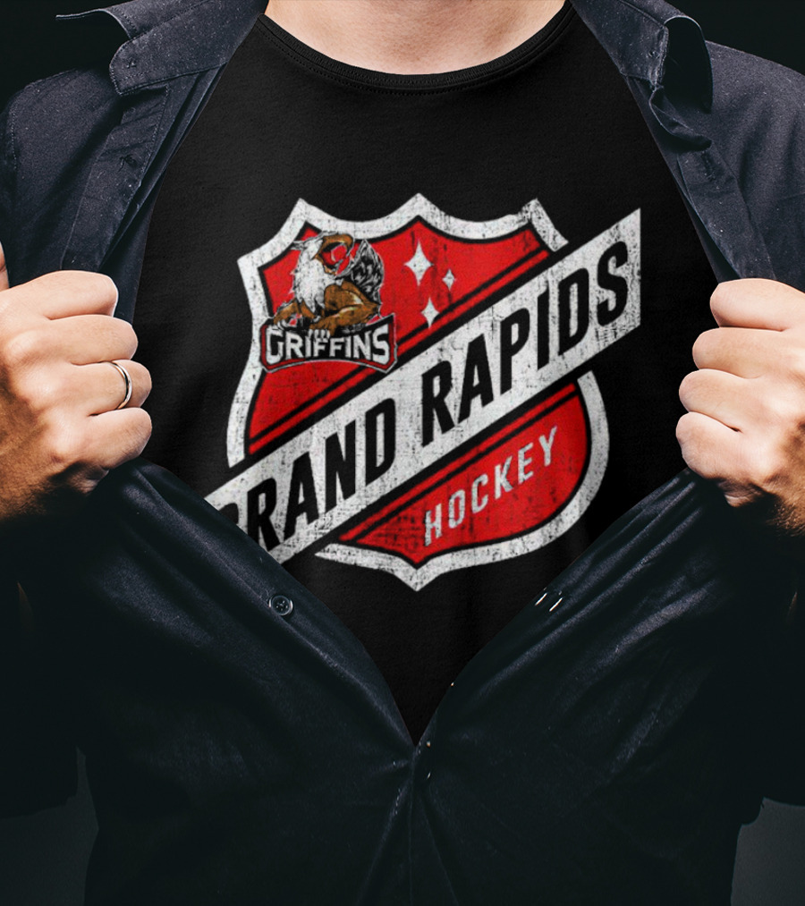 Grand Rapids Griffins Hockey Shield T-Shirt